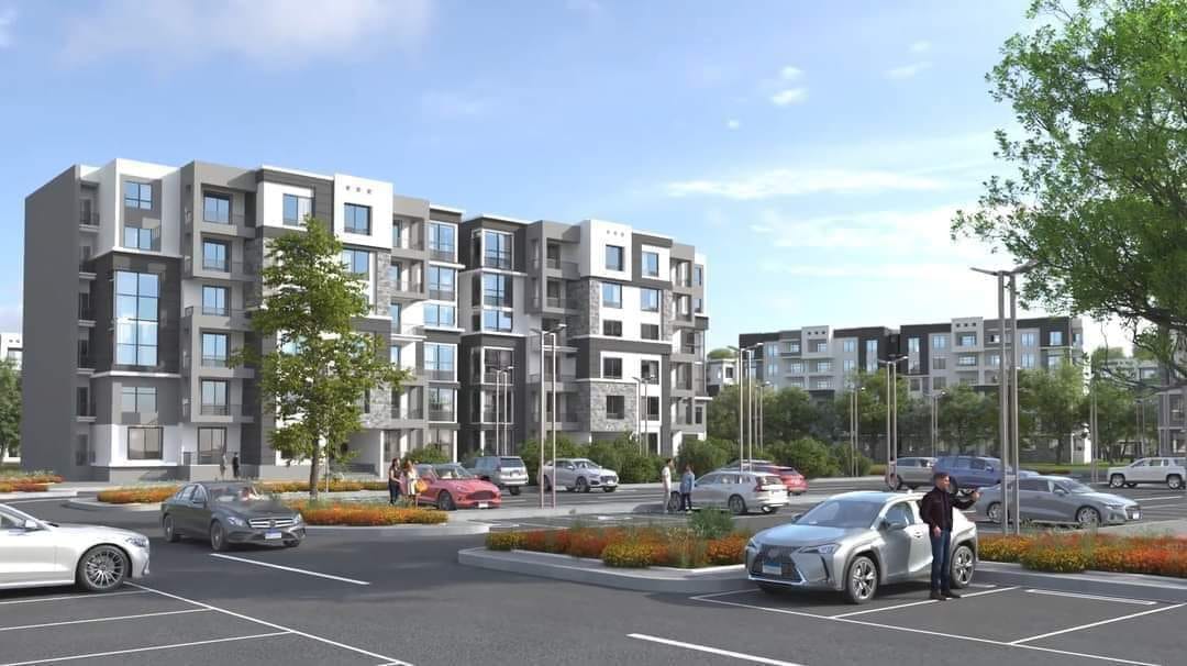 شقه للبيع بتقسيط علي 10 سنوات بمدينتي 141 متر في الB14 الع