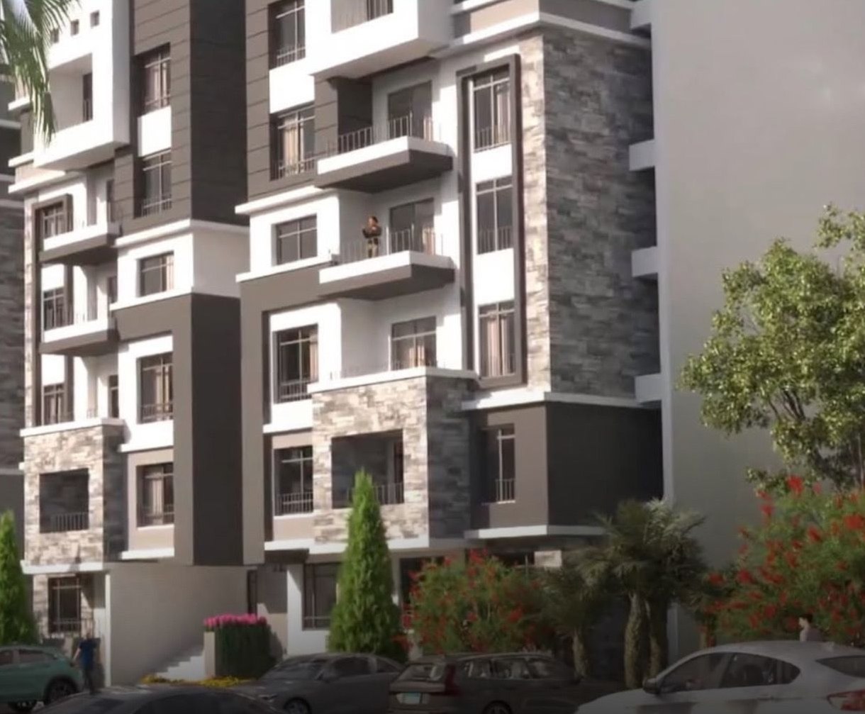 شقة للبيع بمدينتي 107م فيو بارك بجوار الخدمات بB14