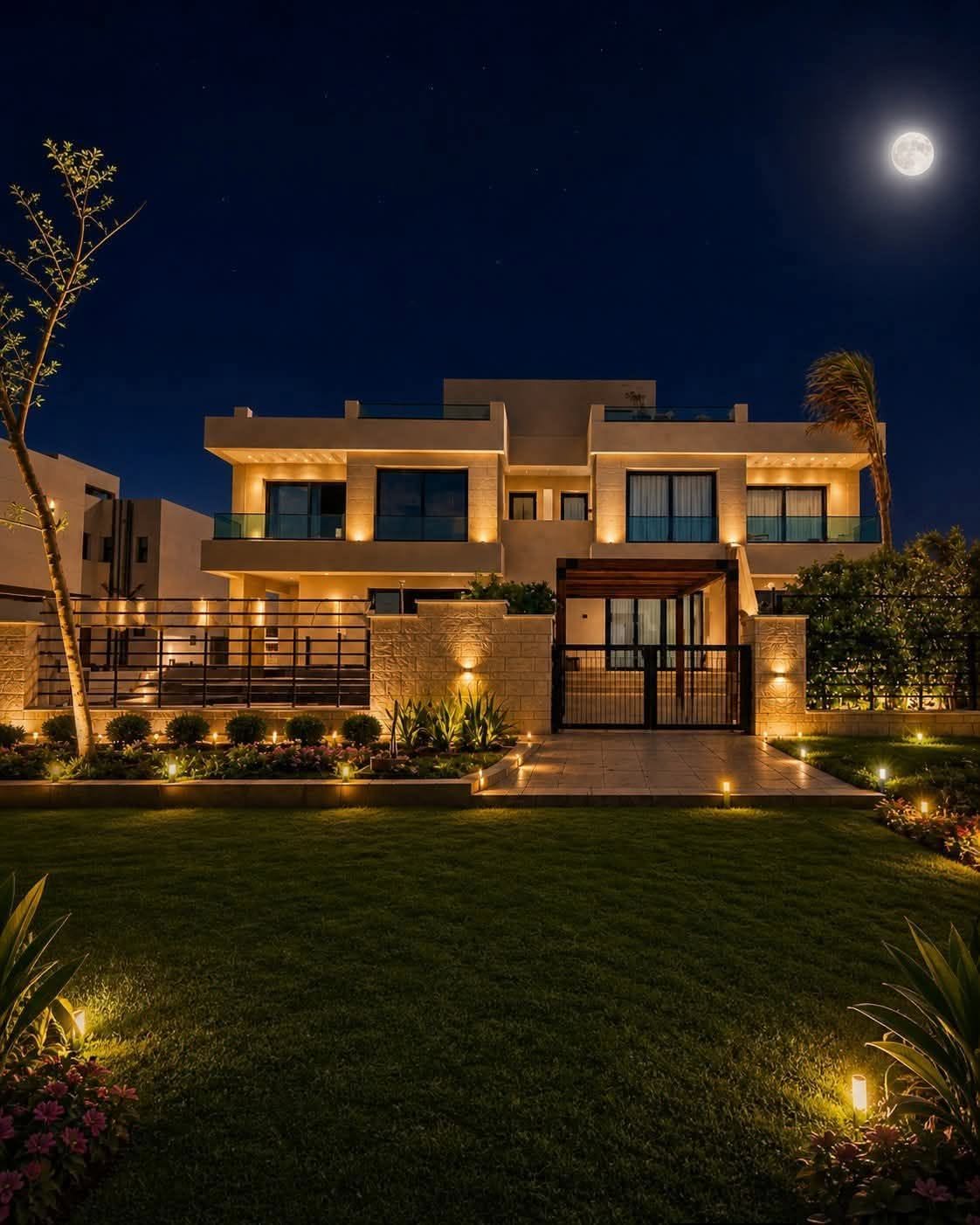 بنور فيلا 215م2 بحري نموذج Q1 للبيع تقسيط تطل على شارع رئيسى