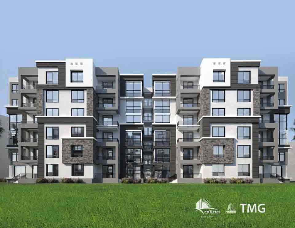 شقه للبيع بالتقسيط  علي 10 سنوات  فى مدينتي في B14 