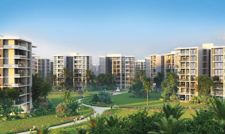 بنور شقة 98 م2 بحري شرقي للبيع تقسيط تطل على جاردن