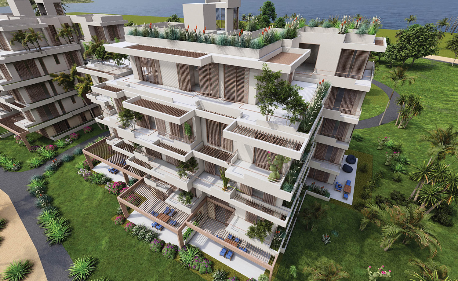 بSouthMED EGYPT  106 م2 شرقى للبيع تقسيط تطل على اللاجون