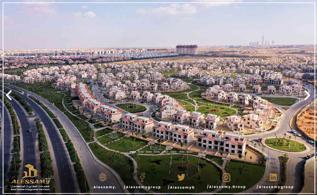 فيلا رباعية ناصية للبيع 314م وايد جاردن ب vg3 بدون اوفر