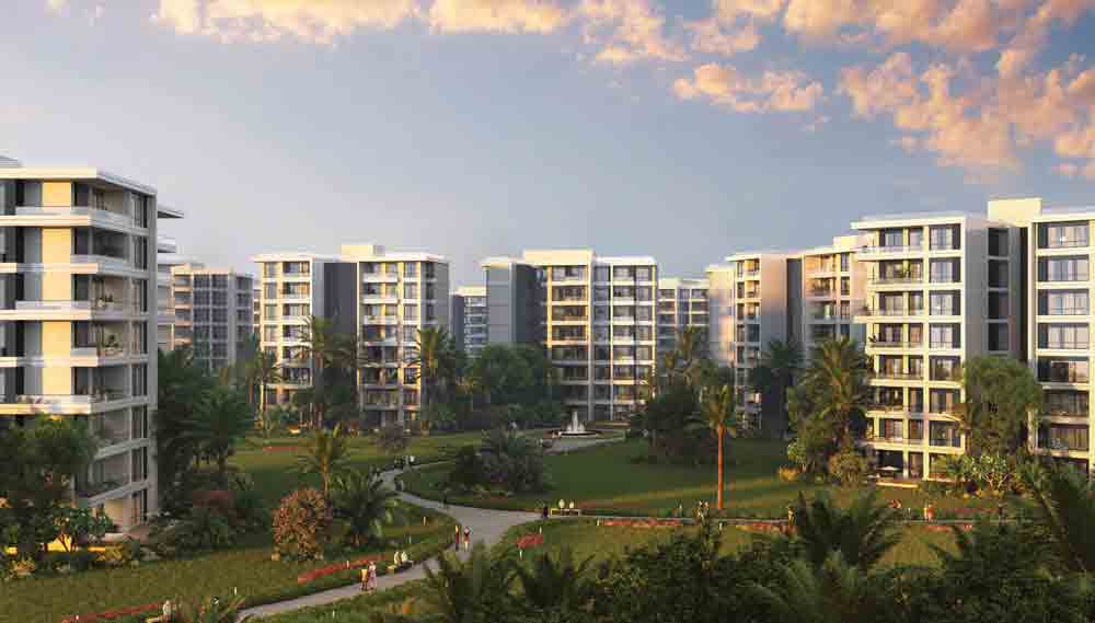 للبيع بمدينة نـور شقة 98 متر فيو وايد جاردن 