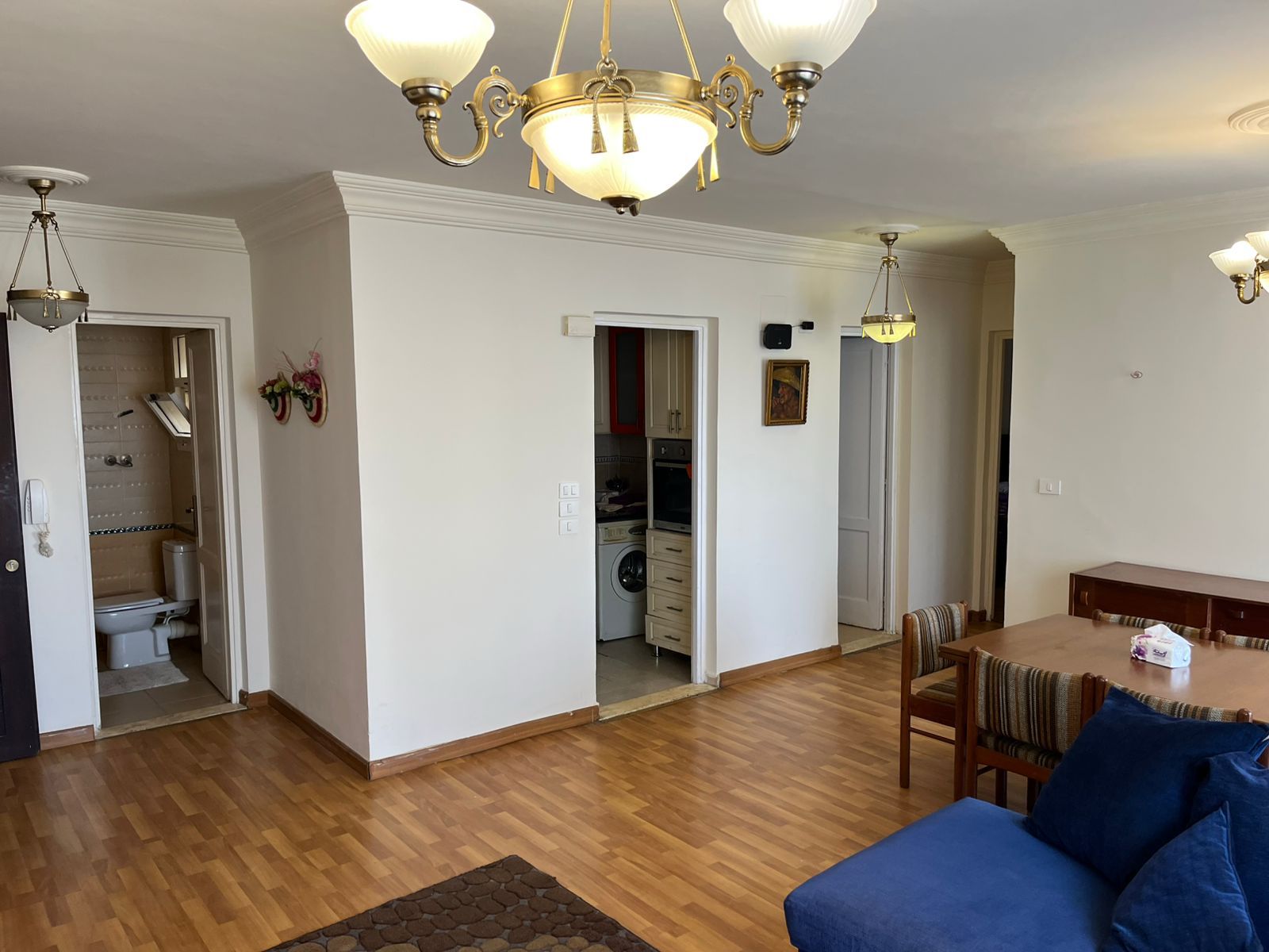 شقه للايجار مفروش بمدينتى 89م فرش مودرن في B6