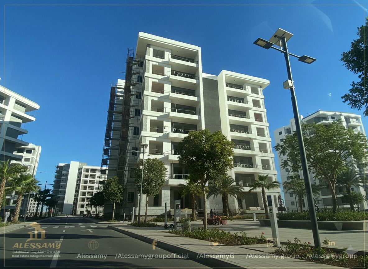 بنور شقة 98 م2 للبيع تقسيط تطل على وايد جـــاردن