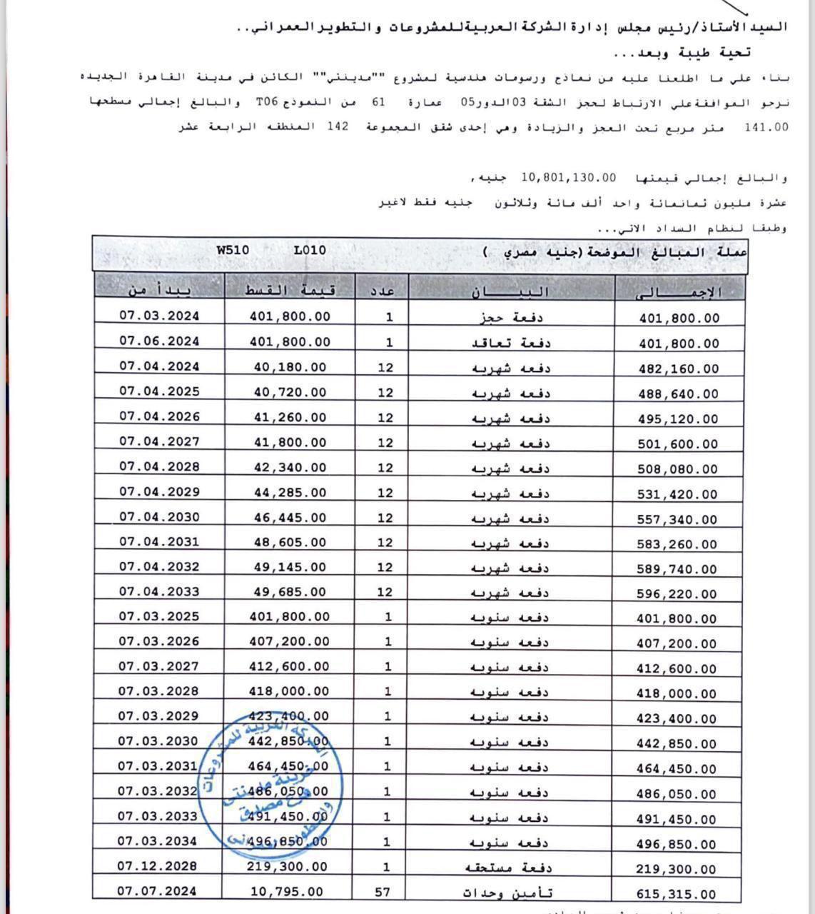 بمدينتى شقة للبيع بأقل مقدم أطول مدة سداد140م مجرى السيلb14