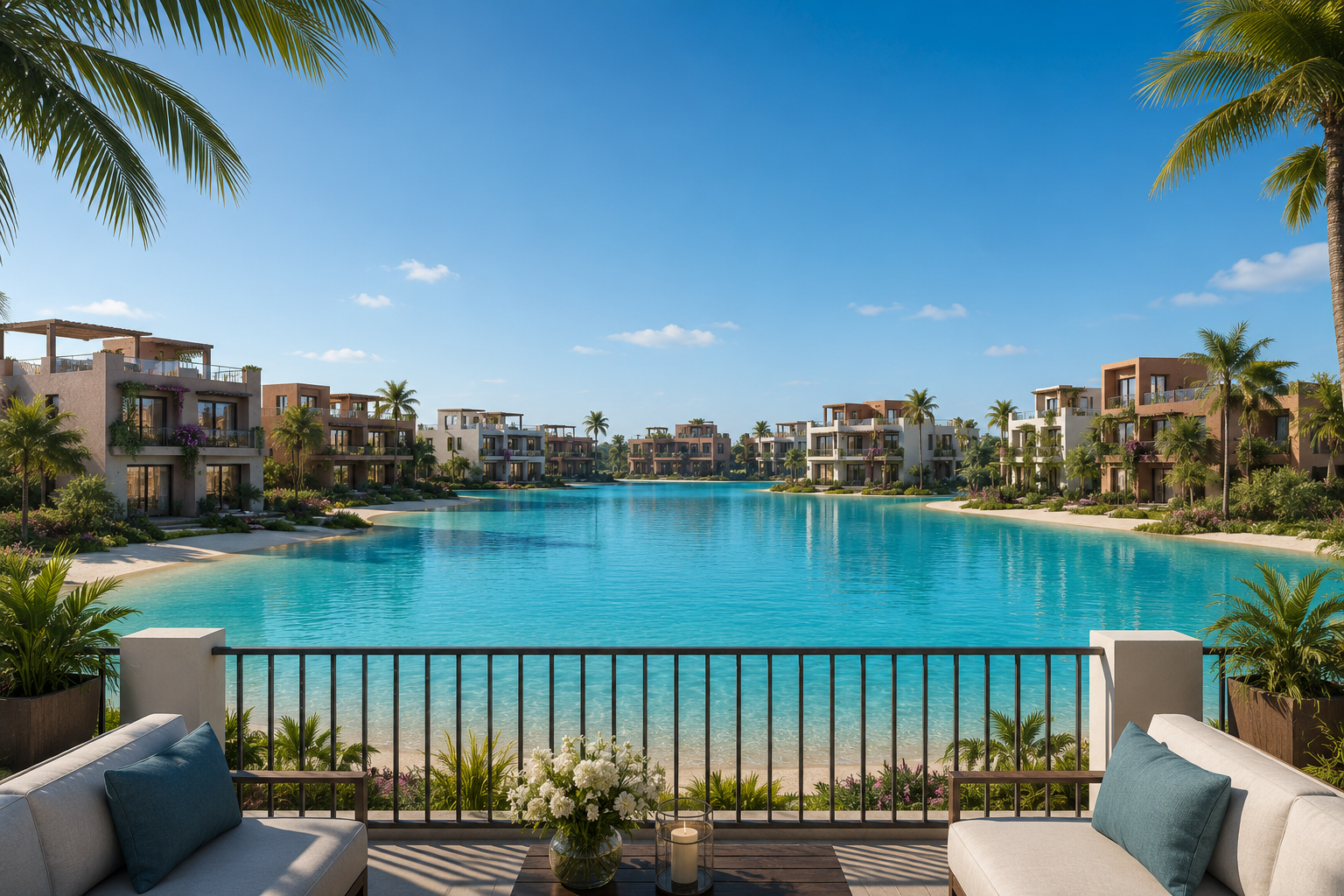 شاليه SouthMED EGYPT للبيع72م2 تقسيط تطل على الاجون وشارع