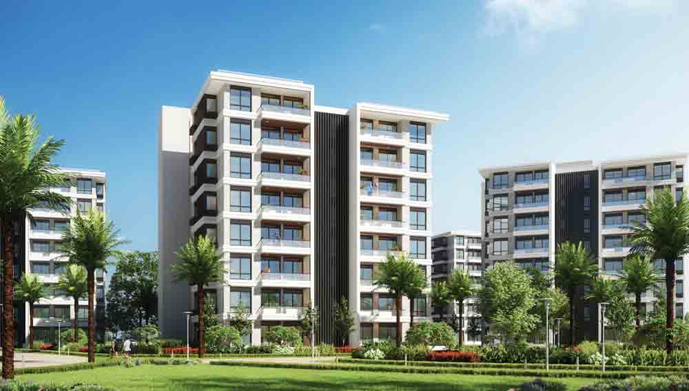 شقه للبيع بتسهيلات علي 12سنوات بمدينه نور121متر في الb2