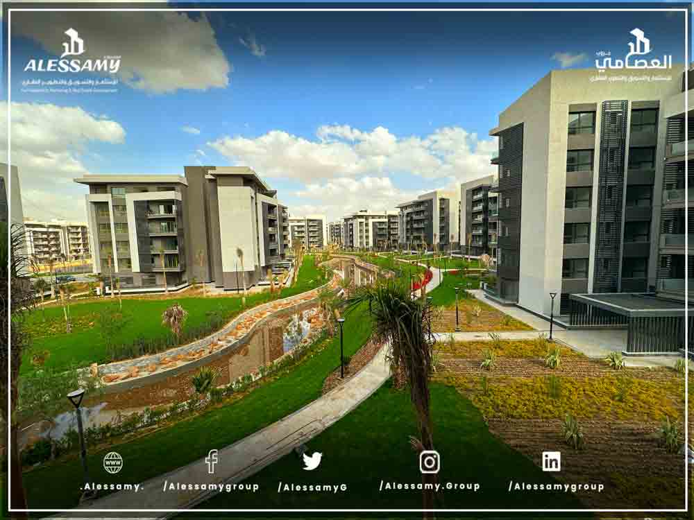 شقه للبيع الكاش في كمبوند privado مساحه 105م 