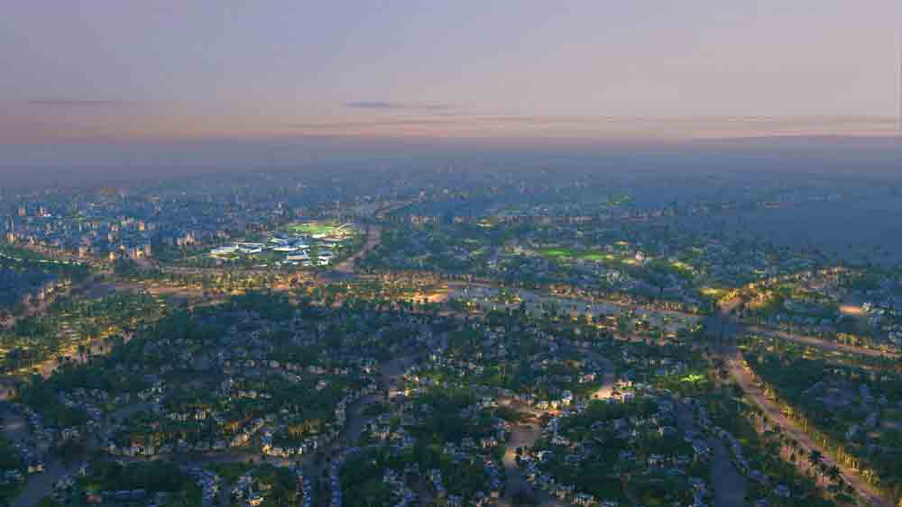 فيلا رباعية بمدبنة نور 223 م بV4 نموذج Q1 