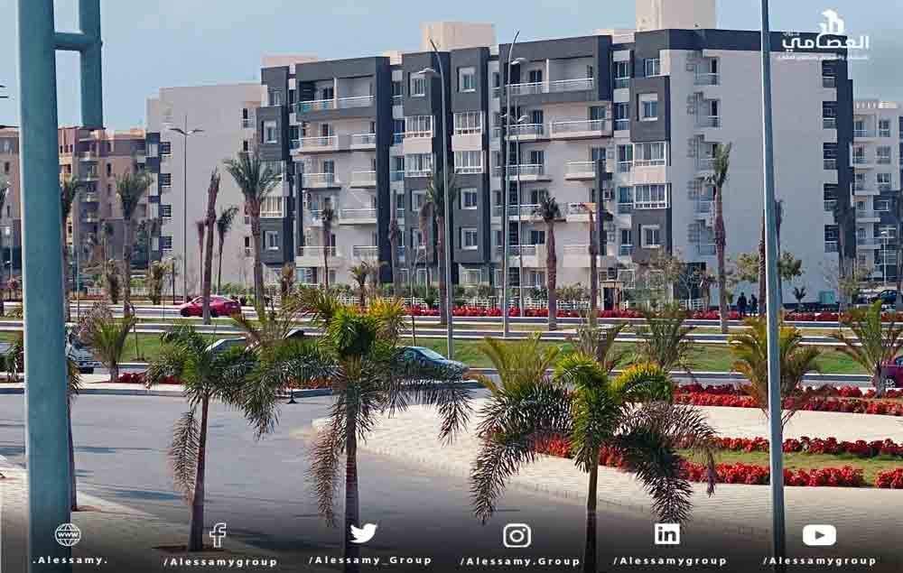 شقة للايجار بمدينتي 74م بB12 