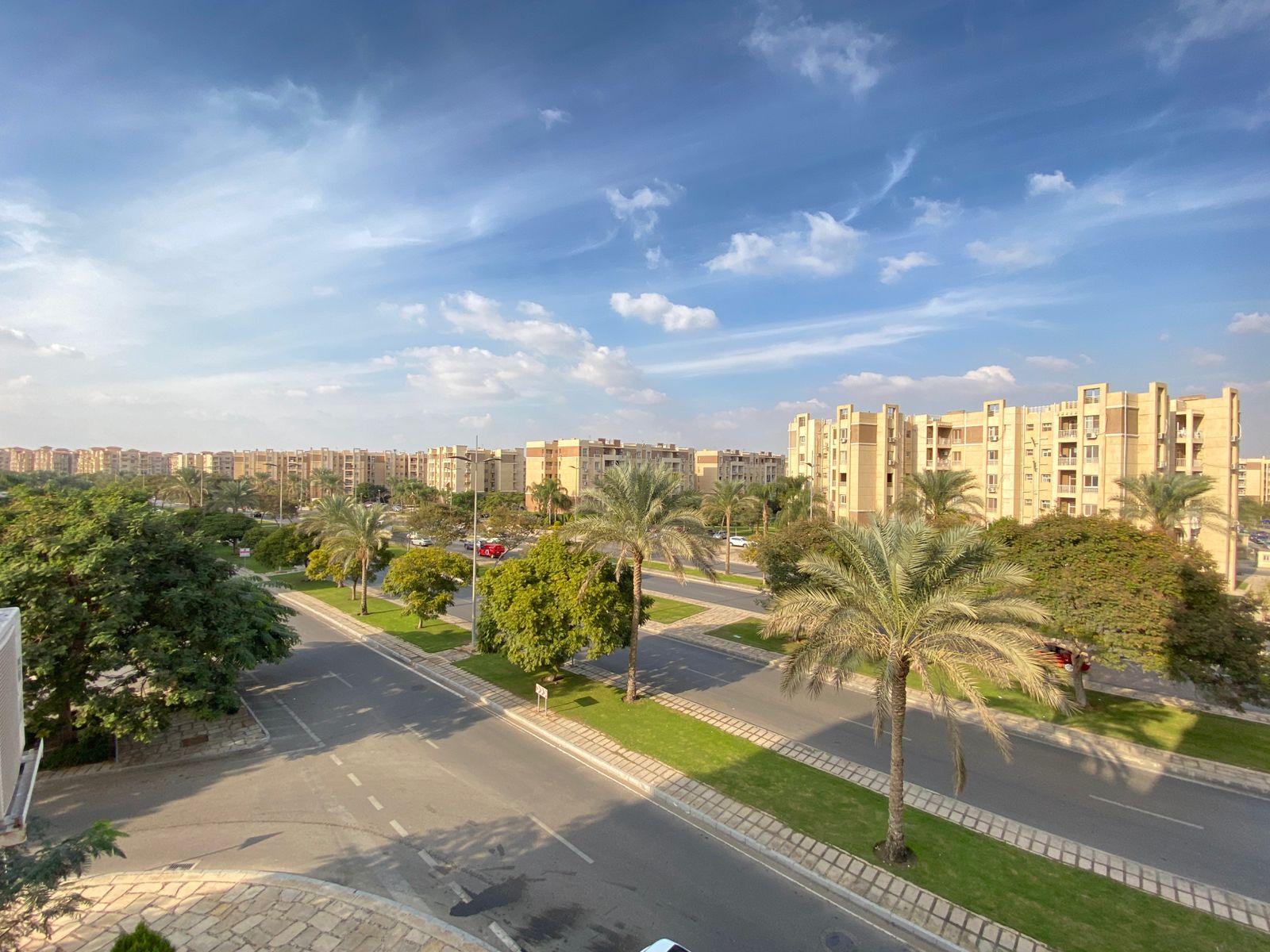 شقه للإيجار المفروش بمدينتى B6 تطل على خدمات و جاردن 