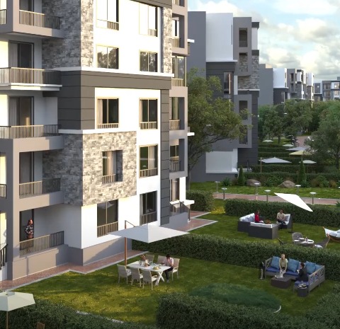 شقه للبيع بتقسيط علي 10 سنه بمدينتي 165متر في الB14