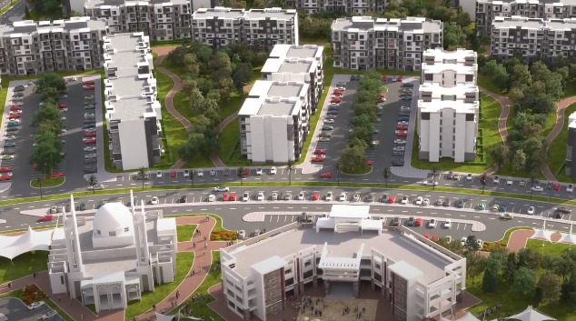 شقه للبيع بتسهيلات علي 8 سنين بمدينتي 106م+55حديقه في B14