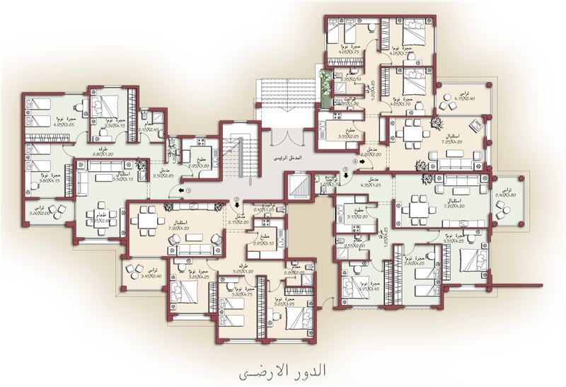شقه مستلمه ارضي للبيع بتقسيط علي7سنه بمدينتي 123متر في الb1