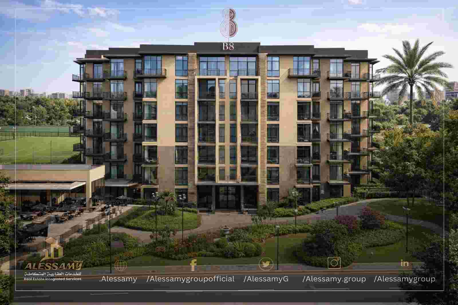 بمدينتى شقة 79 م2 بحرى للبيع تقسيط تطل على بـارك