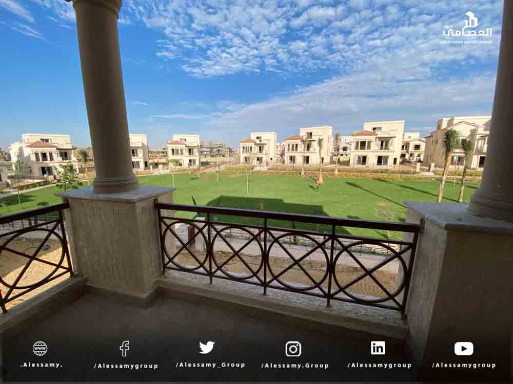 في مدينتي فيلا ثنائية حجز قديم307م فيو مفتوح باطول فترة سداد
