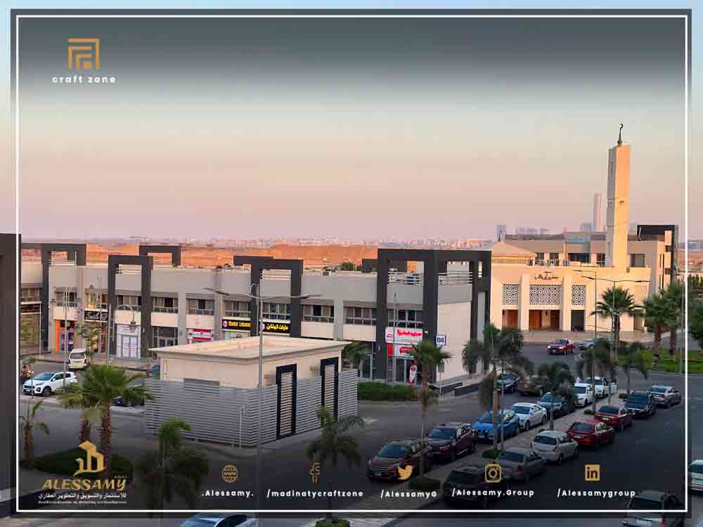 بكرافت زون مدينتي للبيع  محل76م بجانب المسجد تشطيب كامل